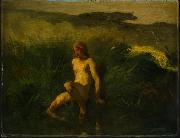 Jean-Franc Millet The bather Sweden oil painting artist